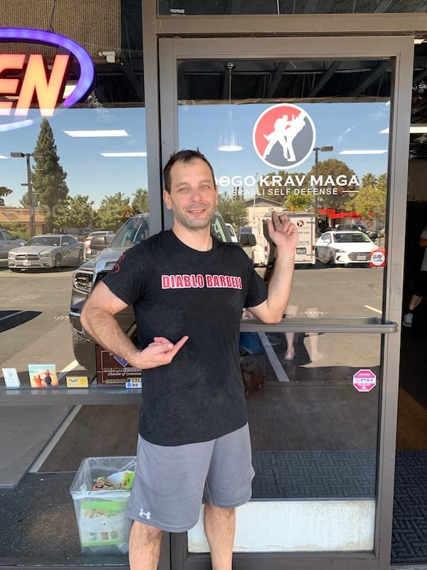 After a particularly grueling day of Powerlifting follow by Krav Maga training